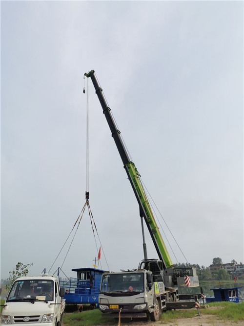 迪庆桥梁建设吊装案例